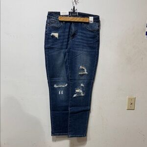 Judy Blue mid rise Distressed Blue Jeans